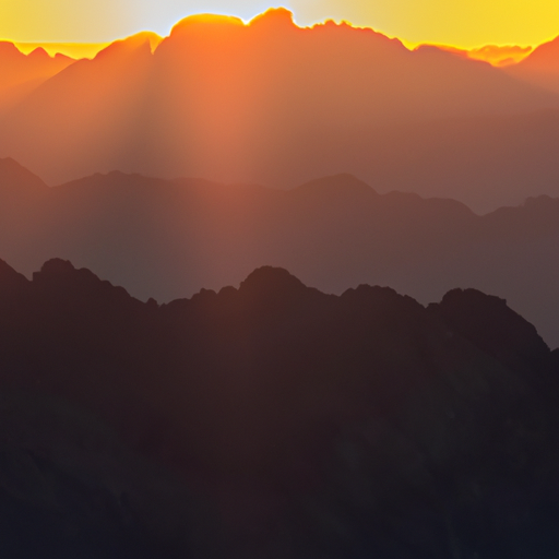 1. A breathtaking sunrise over Mount Sinai, illuminating the path taken by Moses.